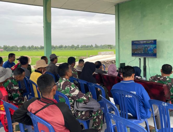 
					Kodim 0322/Siak Ikuti Vidcon Bersama Kasad TNI, Peninjauan Pengairan Pertanian Terpusat di Sabak Auh