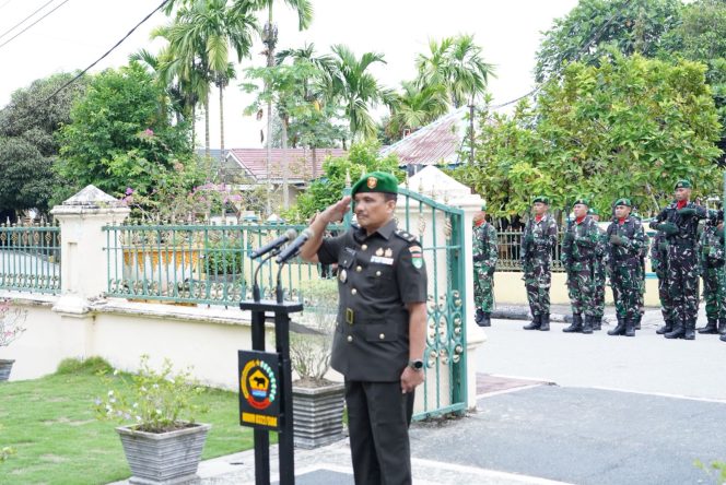 
					Kodim 0322/Siak Gelar Ziarah Makam dan Tabur Bunga Peringati HJK TNI AD ke-80