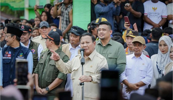 
					Tinjau Langsung Dampak Banjir di Langkat, Presiden Prabowo Pastikan Penanganan Optimal 