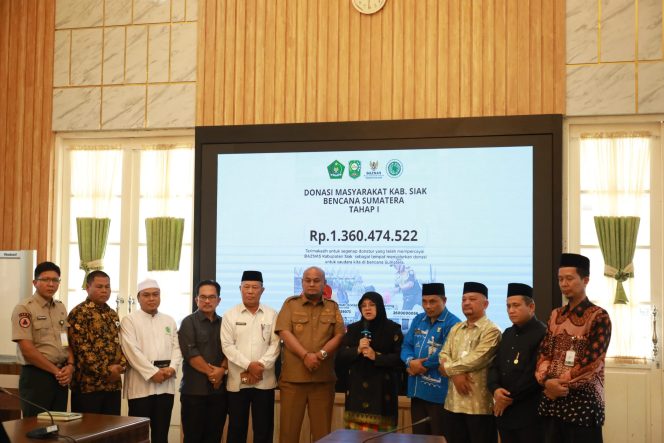 
					Donasi Rakyat Siak Capai Rp1,3 Miliar untuk Korban Bencana Sumatera
