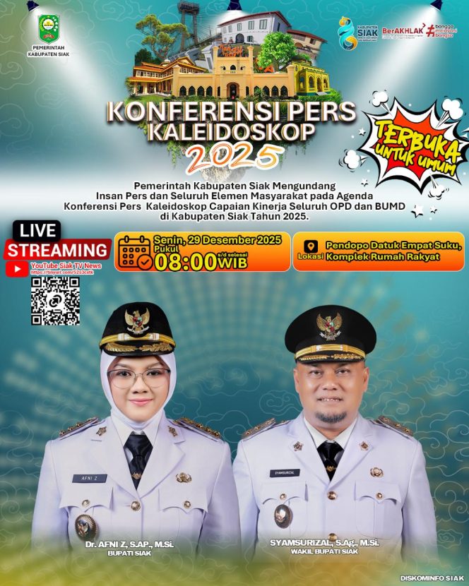 
					Gebrakan Transparansi, Bupati Afni Boyong Pejabat Siak Blak-blakan di Kaleidoskop 2025