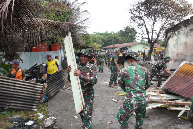 
					Pasca Kebakaran, Korem 031/Wira Bima dan Pemko Pekanbaru Bersinergi Pulihkan Asrama Prajurit