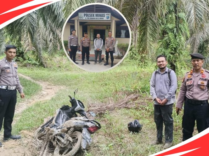 
					Respons Cepat Call 110, Polsek Minas Selamatkan Warga Tersesat di Kebun Sawit